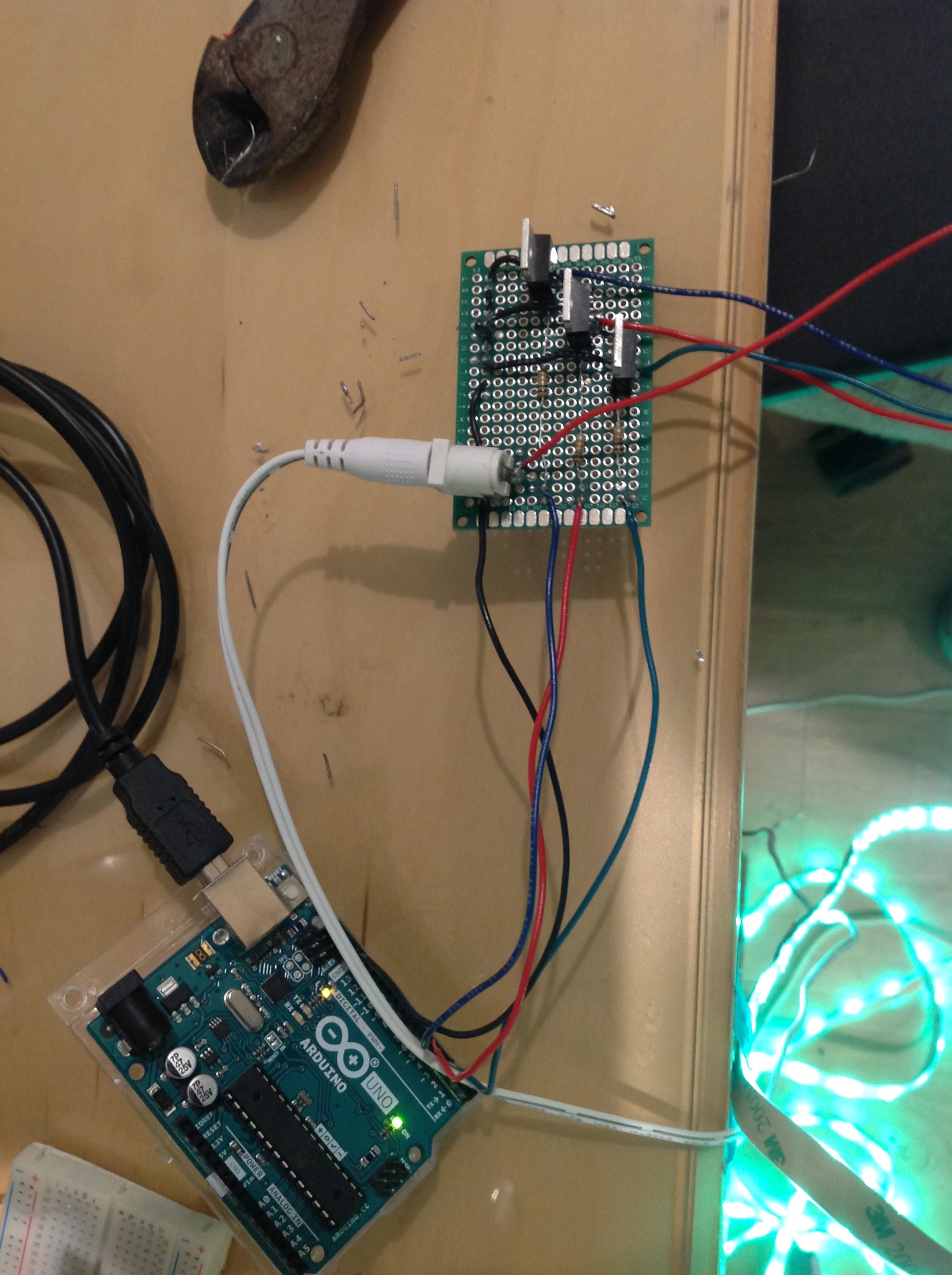 Everything plugged in